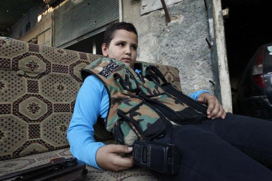 Abboud & Deed, bocah Suriah yang pilih jadi tentara pemberontak