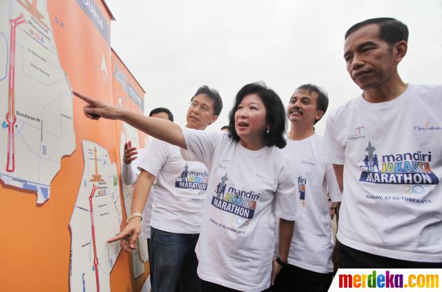 Foto : Jokowi ingin Jakarta Maraton sehebat Boston Maraton 