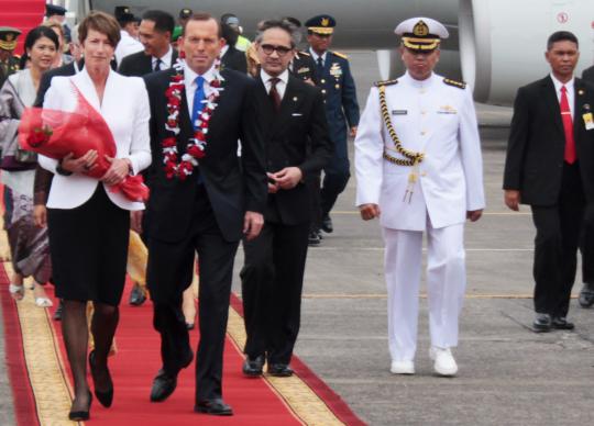 PM Australia, Tony Abbott tiba di Halim