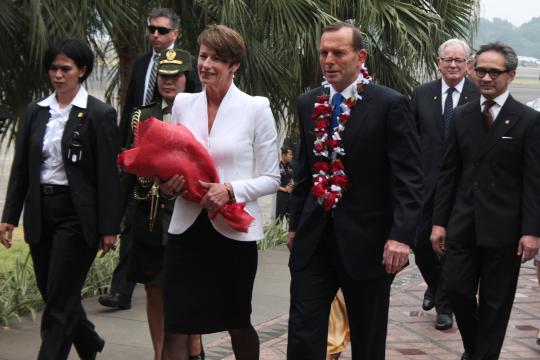 PM Australia, Tony Abbott tiba di Halim