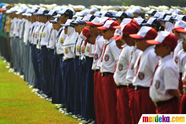 Foto : Murid sekolah ramaikan Hari Kesaktian Pancasila di 