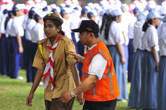 Ikuti upacara di Lubang Buaya, puluhan pelajar pingsan