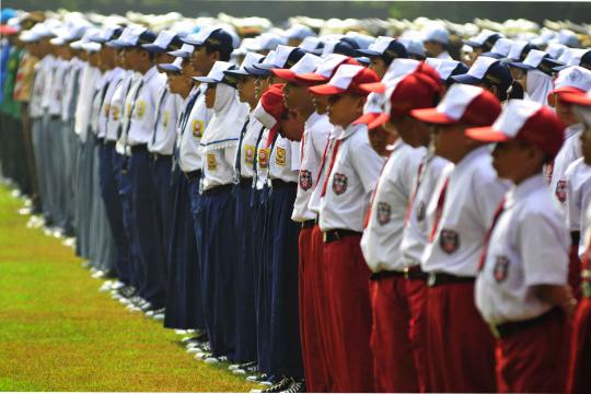 Ikuti upacara di Lubang Buaya, puluhan pelajar pingsan