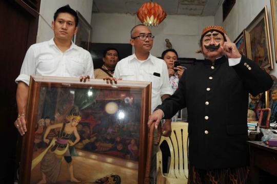 Lukisan Pak Raden untuk Jokowi dibeli Prabowo Subianto