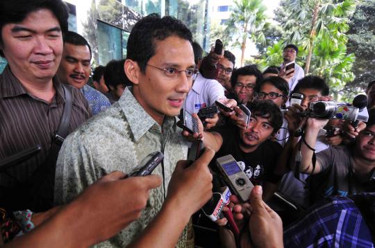 Sandiaga Uno jalani pemeriksaan 5 jam di KPK