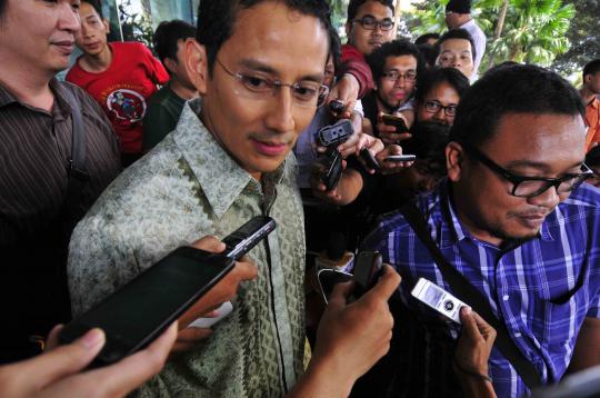 Sandiaga Uno jalani pemeriksaan 5 jam di KPK