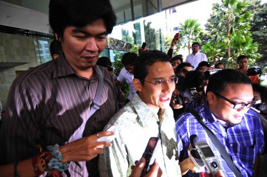 Sandiaga Uno jalani pemeriksaan 5 jam di KPK