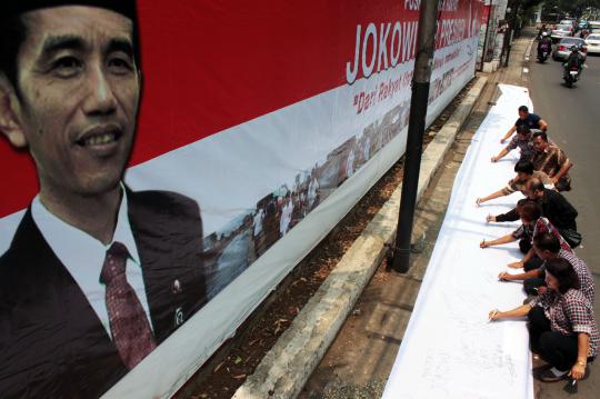 Posko center Jokowi for Presiden 2014 didirikan di Menteng