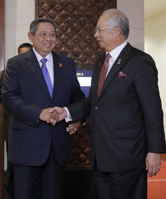 Presiden SBY gelar pertemuan bilateral dengan Malaysia dan AS