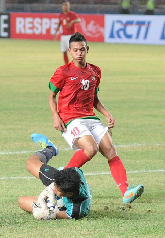Timnas U-19 tekuk Laos 4-0