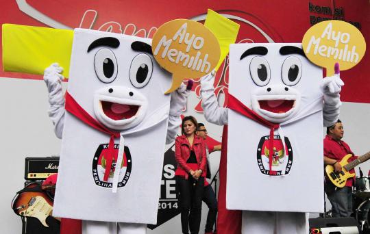 KPU luncurkan maskot dan jingle Pemilu 2014