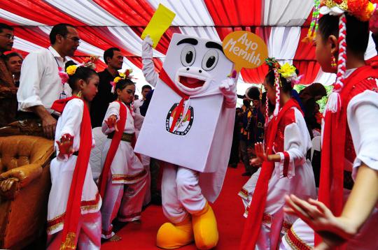 KPU luncurkan maskot dan jingle Pemilu 2014