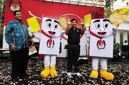 KPU luncurkan maskot dan jingle Pemilu 2014