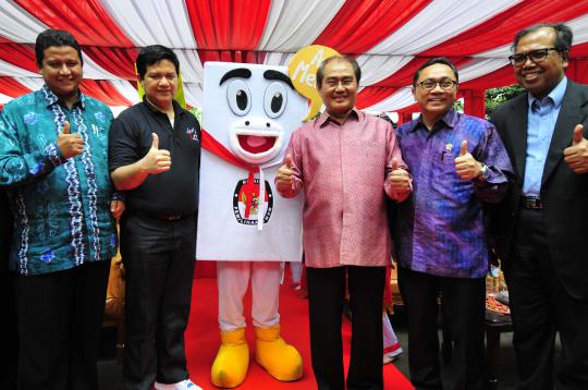 KPU luncurkan maskot dan jingle Pemilu 2014