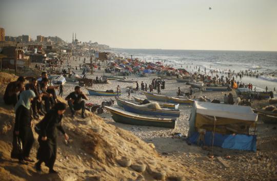 Berkeliling pantai Gaza, tempat wisata favorit warga Palestina