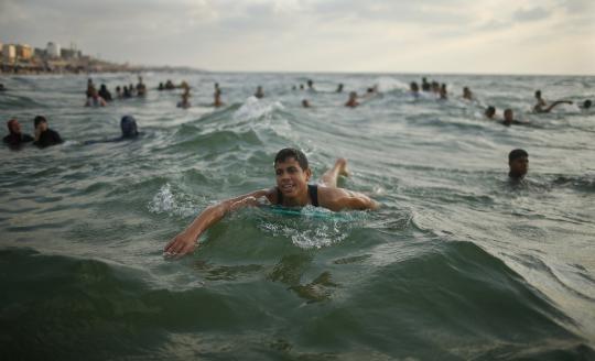 Berkeliling pantai Gaza, tempat wisata favorit warga Palestina