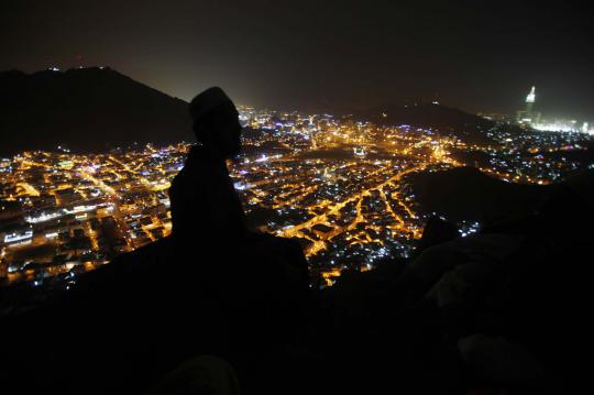 Antusias jemaah haji panjatkan doa di Jabal Nur Mekkah