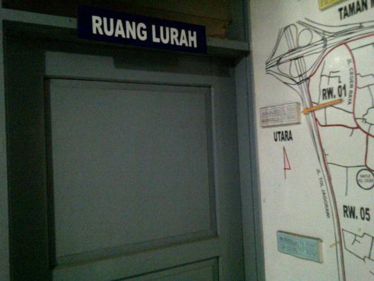 Ini kantor & rumah dinas Fanda Fadly, lurah yang diduga korupsi