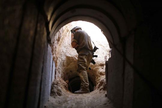 Ini terowongan Palestina yang dibekukan Israel di Gaza