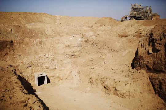 Ini terowongan Palestina yang dibekukan Israel di Gaza
