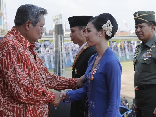 SBY anugerahkan tanda kehormatan pada 7 atlet berprestasi