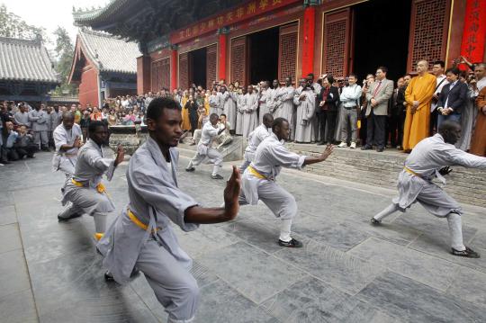 Ketika warga Afrika memilih belajar kungfu shaolin di China