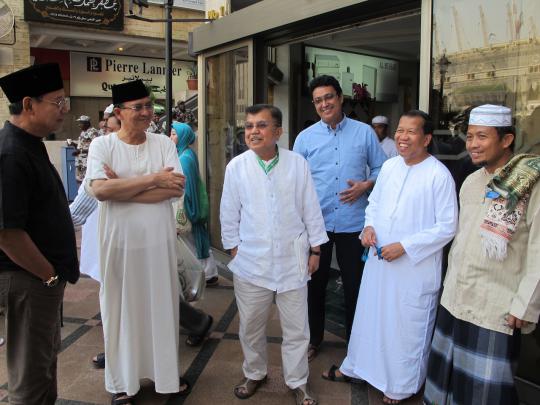 JK bersama Menteri Agama dan Menpera di Masjidil Haram