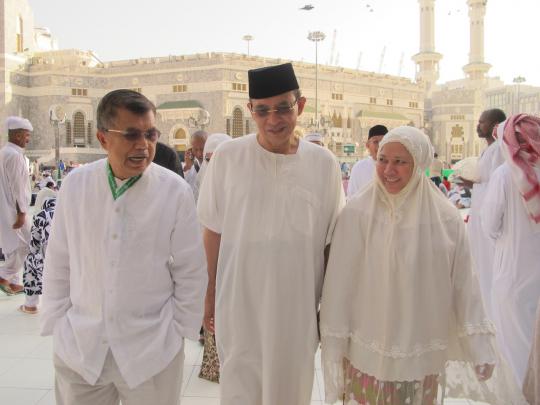 JK bersama Menteri Agama dan Menpera di Masjidil Haram