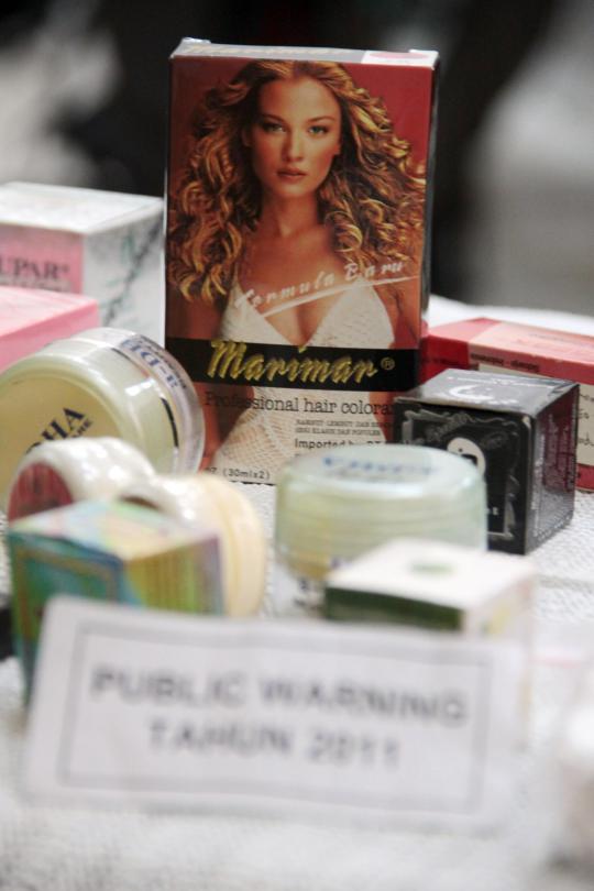BPOM temukan 4.232 barang kosmetik mengandung bahan berbahaya