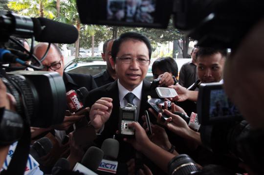 Ketua DPR Marzuki Alie penuhi panggilan KPK