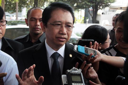 Ketua DPR Marzuki Alie penuhi panggilan KPK