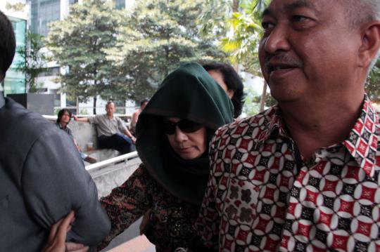 Terkait kasus suap Akil Mochtar, Ratu Rita diperiksa KPK