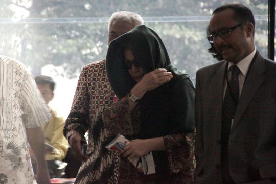 Terkait kasus suap Akil Mochtar, Ratu Rita diperiksa KPK