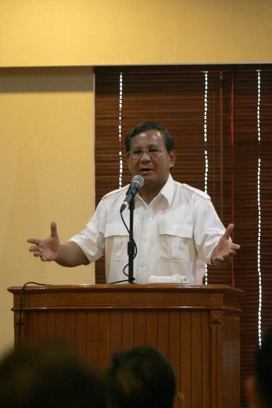 Jika menang Pemilu 2014, Prabowo siap memajukan pembangunan desa