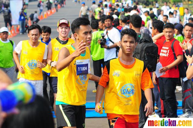 Foto : Antusiasme peserta penyandang cacat ikuti Jakarta 