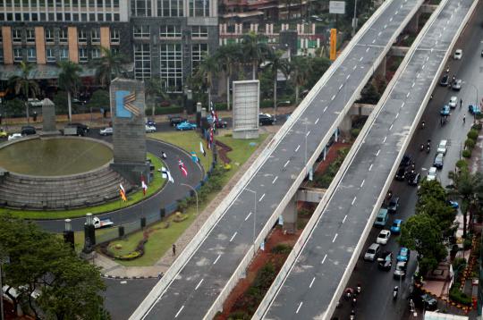 Bulan depan, flyover Kampung Melayu-Tanah Abang siap dilintasi