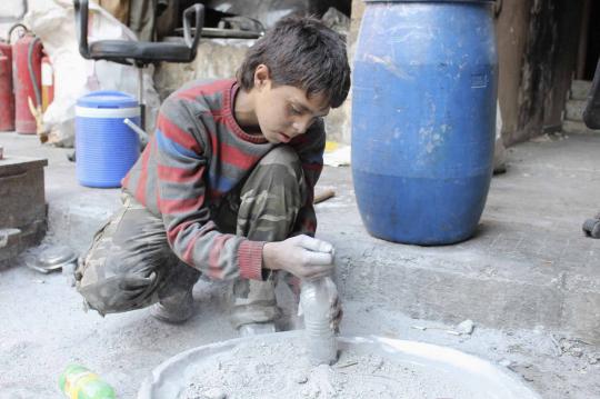 Muhammad, bocah pemberontak Suriah ahli perakit bom
