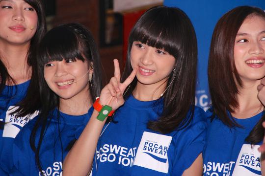 Olahraga bersama Nabilah dan Ve JKT48 lewat smartphone