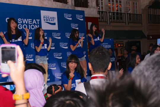 Olahraga bersama Nabilah dan Ve JKT48 lewat smartphone