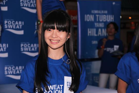 Olahraga bersama Nabilah dan Ve JKT48 lewat smartphone