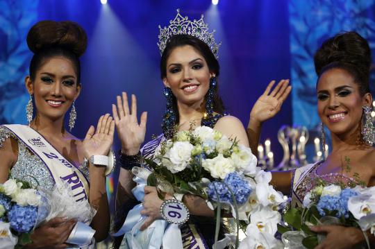 Marcela Ohio raih mahkota Miss International Queen 2013