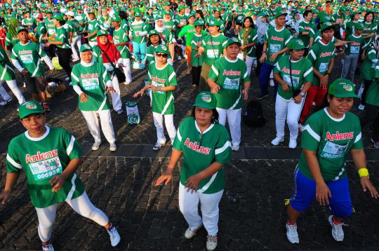 Warga DKI gerak jalan osteoporosis ke Monas