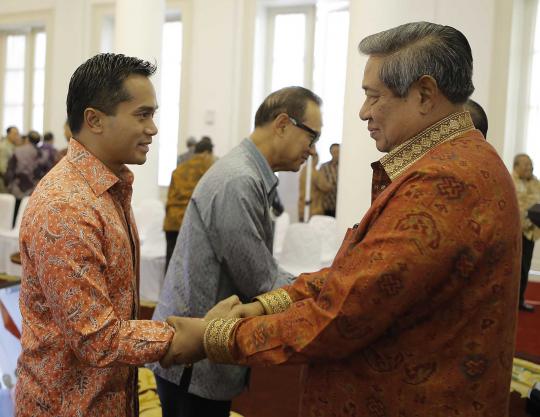 Pertemuan SBY dengan pengurus Kadin di Istana Bogor