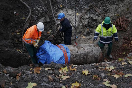 Penemuan bom seberat 1,8 ton peninggalan PD II di Jerman