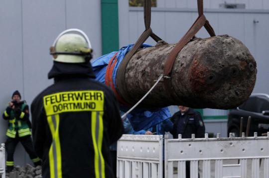 Penemuan bom seberat 1,8 ton peninggalan PD II di Jerman