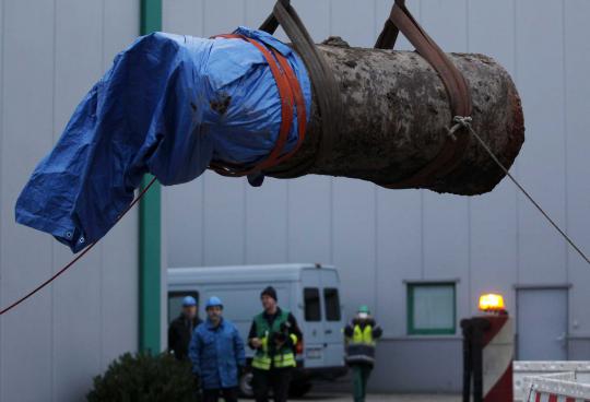 Penemuan bom seberat 1,8 ton peninggalan PD II di Jerman