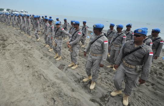 Tarian Sajojo Jenderal Sutarman bersama Pasukan Perdamaian Sudan