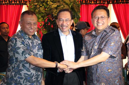 Irman Gusman gelar makan siang bersama dengan Anwar Ibrahim