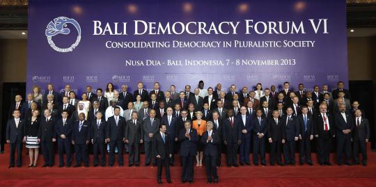 Presiden SBY pimpin pembukaan Bali Democracy Forum VI