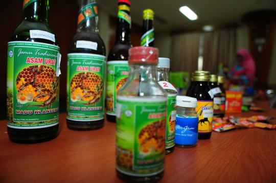 BPOM sita puluhan obat tradisional berbahan kimia ilegal